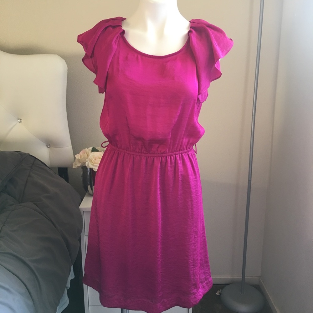 Fuchsia pink dress
